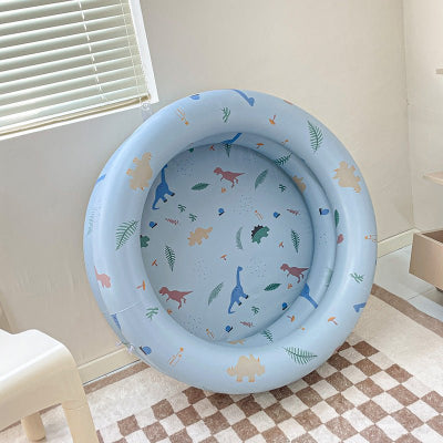piscine gonflable bleu clair