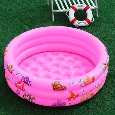 piscine gonflable enfant rose