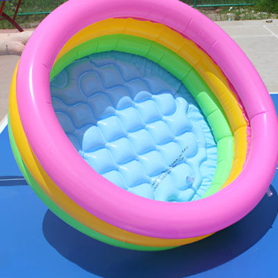 piscine gonflable enfant vue exterieure