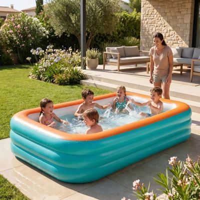 piscine gonflable espace jeu
