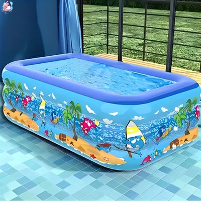 piscine gonflable motifs colores