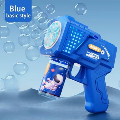 pistolet a bulle bleu