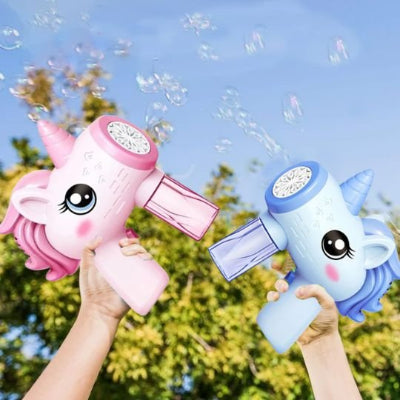 pistolet a bulle production continue de bulles multicolores 