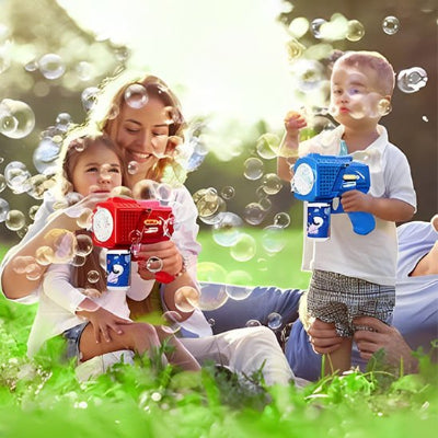 pistolet a bulle reservoir transparent integre 