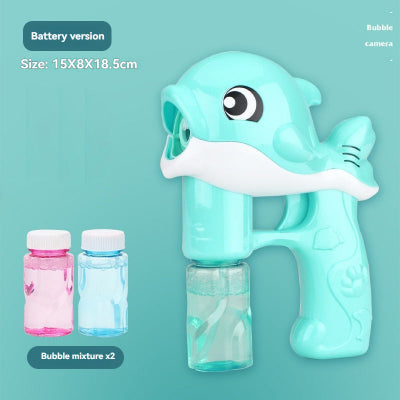 pistolet a bulles baleine bleu