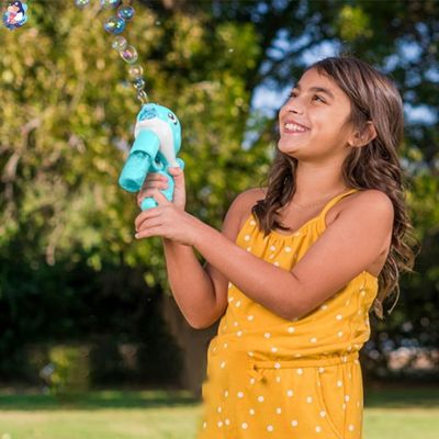 pistolet a bulles baleine led coloree