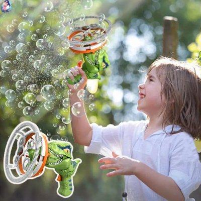  pistolet a bulles dinosaure dinobul grande quantite de bulle