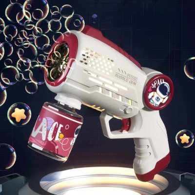 pistolet a bulles rose