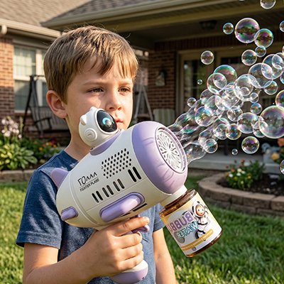 pistolet a bulles systeme automatique motorise