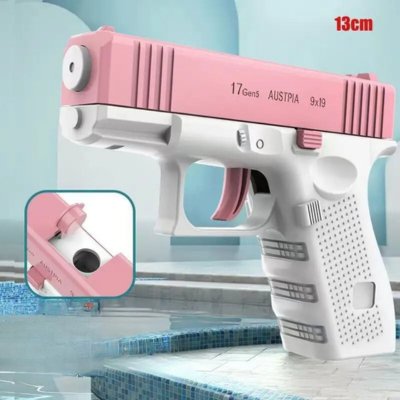 pistolet a eau enfant rose