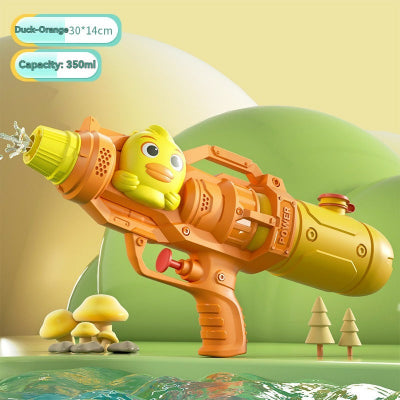 pistolet a eau pull back jaune