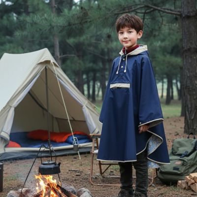 poncho enfant capuche integree