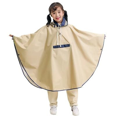 poncho enfant kaki