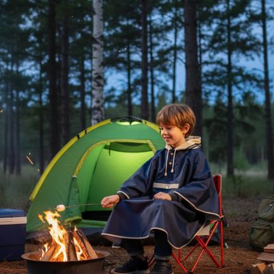 poncho enfant respirant pour eviter la transpiration