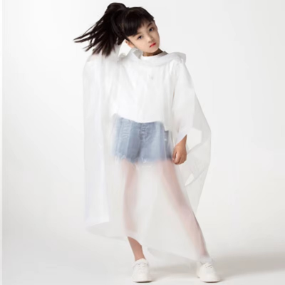 poncho pluie blanc