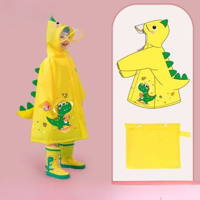 poncho pluie jaune