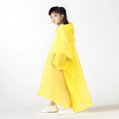 poncho pluie jaune