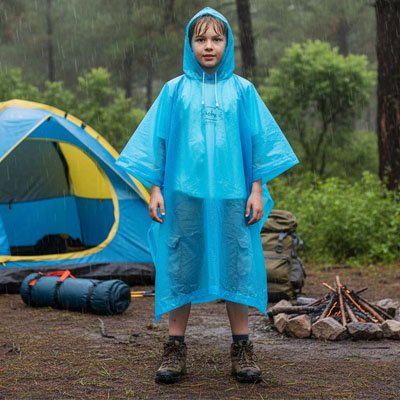 poncho pluie leger et compact
