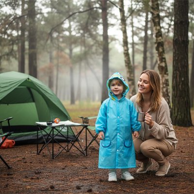 poncho pluie leger et pliable 