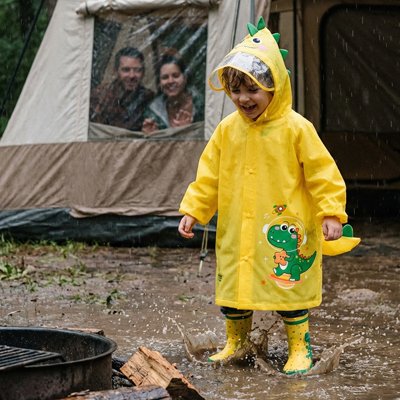 poncho pluie matiere impermeable 
