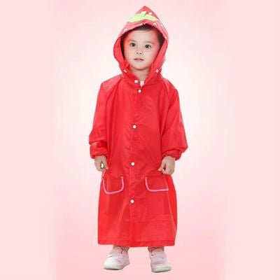 poncho pluie rouge