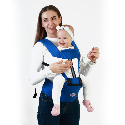 porte bebe little frog bleu fonce