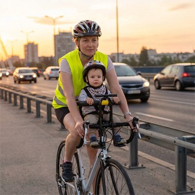 porte bebe velo harnais de securite integre