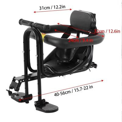 porte bebe velo noir