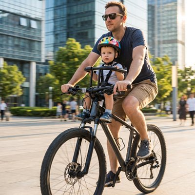 porte bebe velo poignees de maintien
