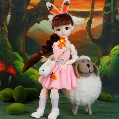 poupee bjd vintage rose