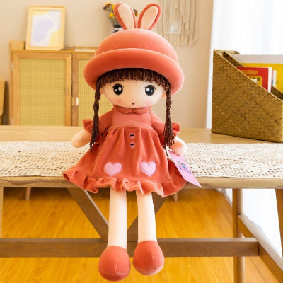 poupee chiffon kawaii rouge