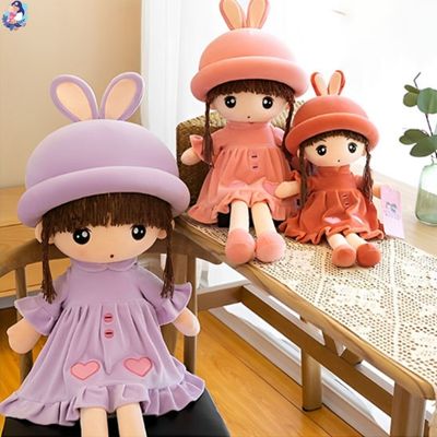 poupee chiffon kawaii tissu hypoalergenique
