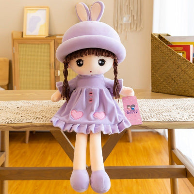 poupee chiffon violet