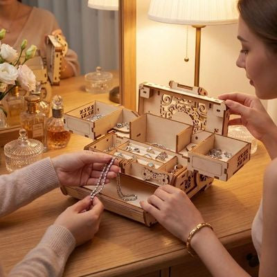 Puzzle 3D bois | boite à bijoux