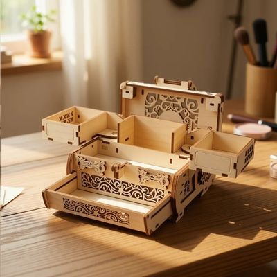 puzzle 3D bois premium