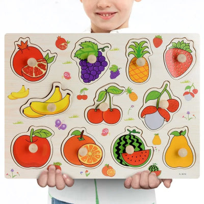 puzzle 3D en bois fruit