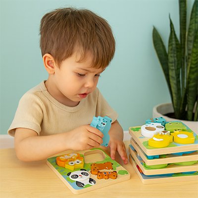 puzzle bois 3d favorise la motricite fine