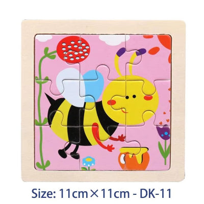puzzle bois abeille