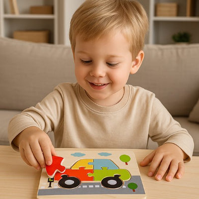 puzzle bois developpent l apprentissage