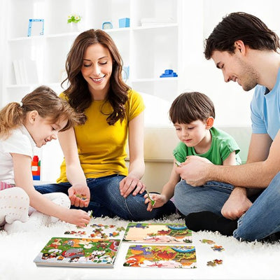 puzzle bois familial