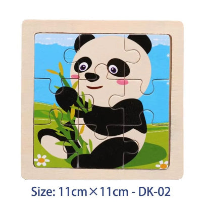 puzzle bois panda