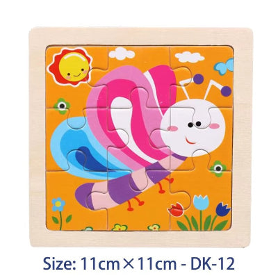 puzzle bois papillon