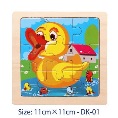 puzzle bois poussin