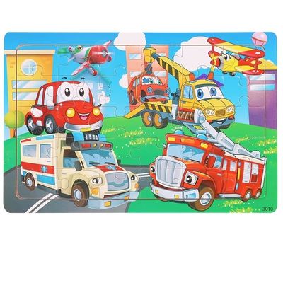 puzzle bois transport