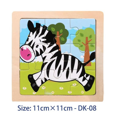 puzzle bois zebre