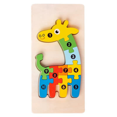 puzzle enfant girafe