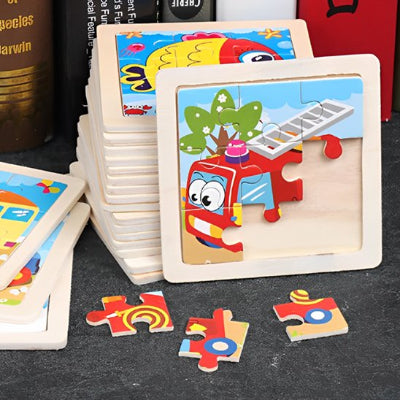puzzles bois educatif