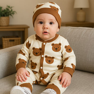 pyjama bebe garcon fermeture a boutons pressions