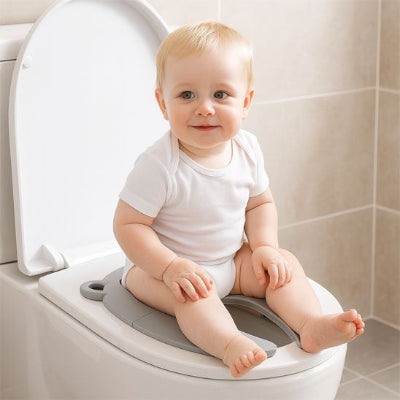 reducteur de toilette gris