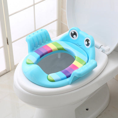 rehausseur toilette bleu
